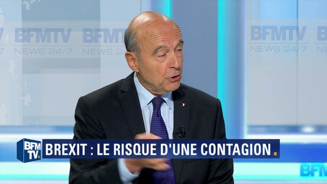 Alain Juppé: On peut craindre un Frexit, je suis hostile à un référendum