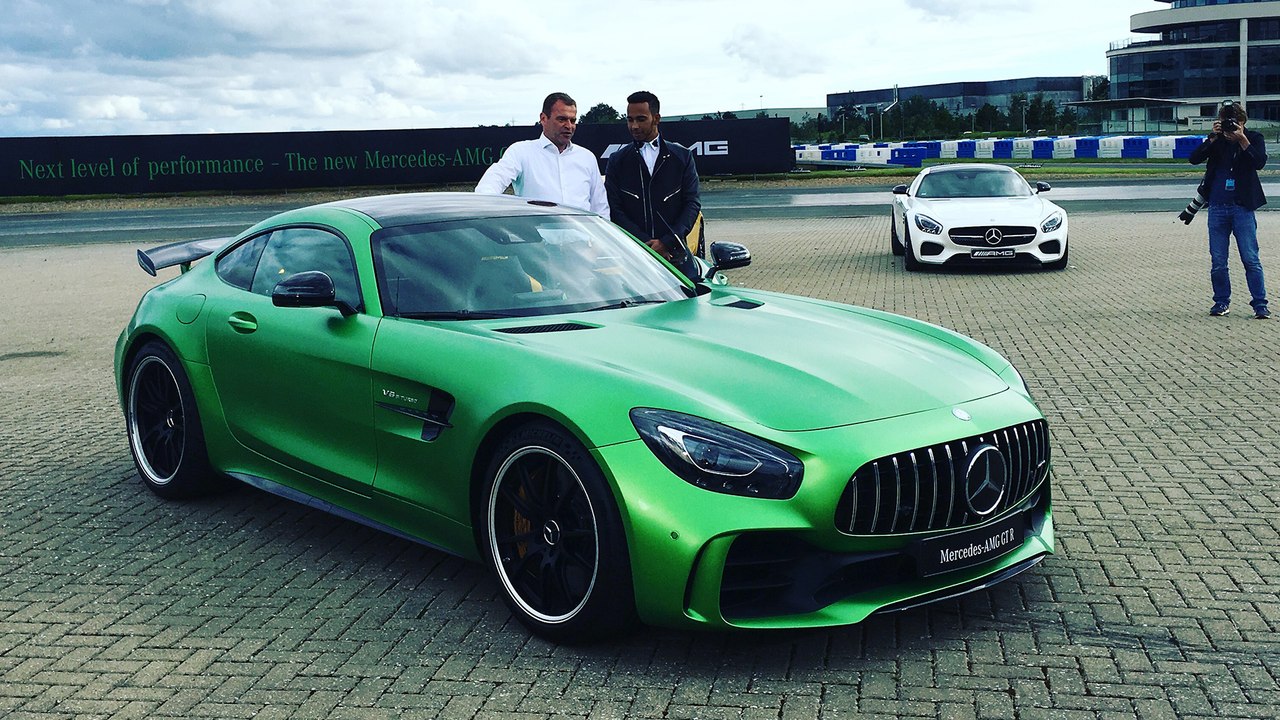 Mercedes AMG GT R World Premiere with Lewis Hamilton