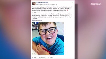 Mom Pens Open Letter After Down Syndrome Son Excluded Fom Birthday Party