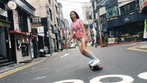 South Korean Longboarder Ko Hyojoo Rolls Through Seoul in Style