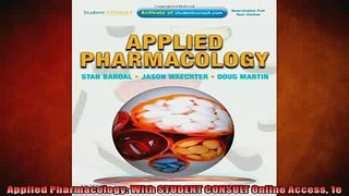 READ book  Applied Pharmacology With STUDENT CONSULT Online Access 1e  FREE BOOOK ONLINE