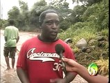 Grenada News: Heavy Rains Cause Flooding of Balthazar Bridge, May 27, 2010