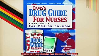 FREE PDF  Daviss Drug Guide For Nurses For PDA  DOWNLOAD ONLINE