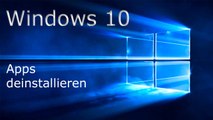 [TUT] Windows 10 Apps deinstallieren [DE | FullHD]