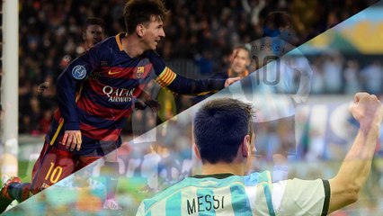 Barça vs Argentine - Lionel Messi en chiffres