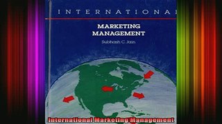 READ book  International Marketing Management Full Free