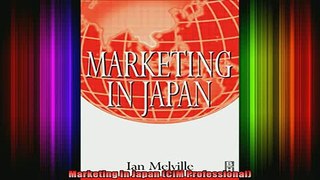 DOWNLOAD FREE Ebooks  Marketing in Japan CIM Professional Full EBook