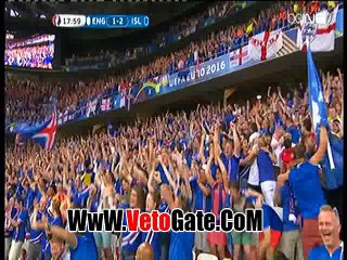 "سيغثورسون"يتقدم بالهدف الثانى لـ ايسلندا فى انجلترا