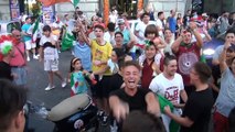 Agro Aversano - Italia ai quarti di finale, i festeggiamenti (27.06.16)