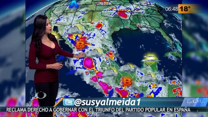 Susana Almeida Pronostico del Tiempo 27 de Junio de 2016