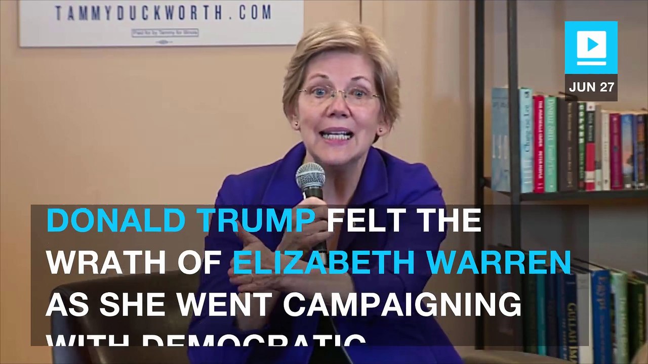 Donald Trump blasts 'total fraud' Elizabeth Warren, says she's 'racist'