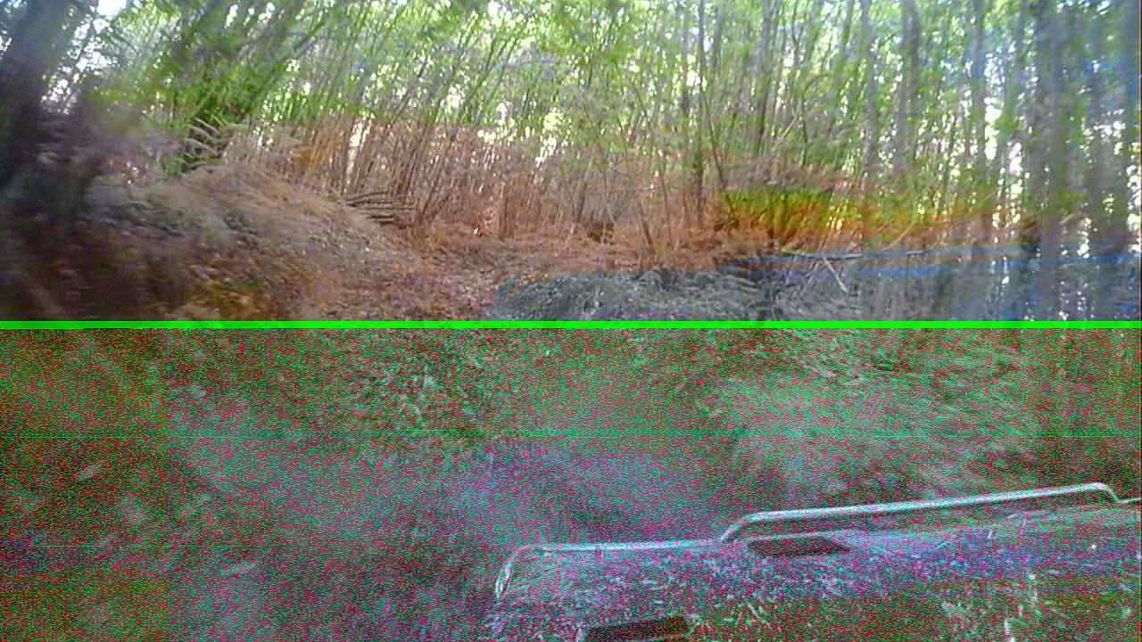 montée hard, caméra embarquée