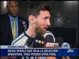 Renuncia de Messi y opinión de aficionados
