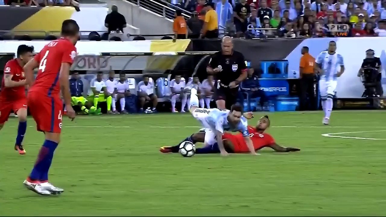 Lionel Messi vs Chile (Copa America Final 2016) HD 720p