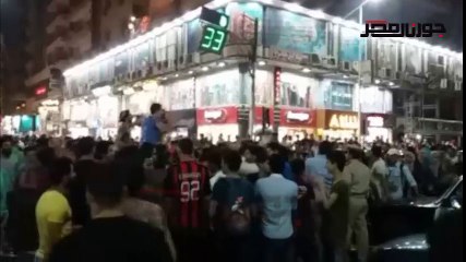 تظاهر طلاب الثانوية العامة بطنطا