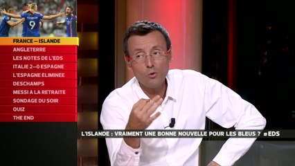 E21 - L'Équipe du soir - Extrait : France-Islande, vraiment une bonne nouvelle pour les Bleus ?