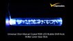 Universal 30cm Manual Crystal RGB LED Bubble Shift Knob Shifter Lever Gear Stick