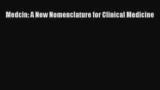 Download Medcin: A New Nomenclature for Clinical Medicine PDF Full Ebook