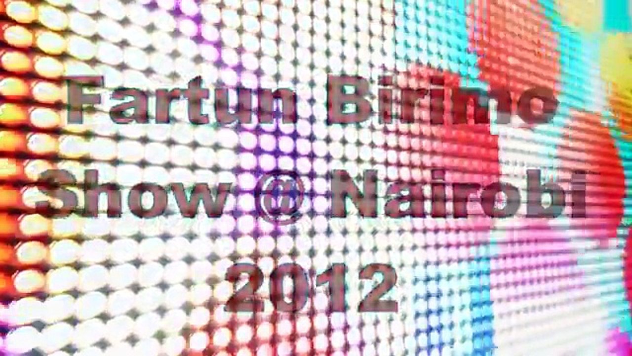 BIRIMO SHOW @ NAIROBI 2012