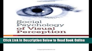 Download Social Psychology of Visual Perception  Ebook Free