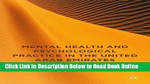 Download Mental Health and Psychological Practice in the United Arab Emirates (UAE)  Ebook Free