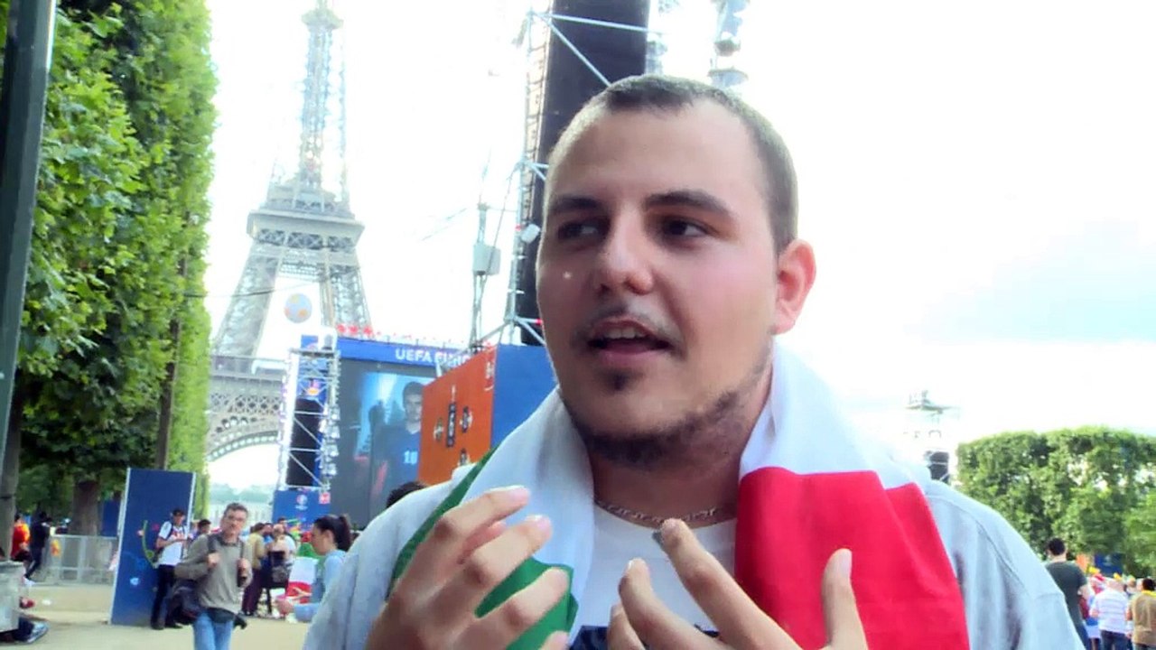 8es - Les supporters italiens exultent