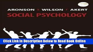 Read Social Psychology  Ebook Free