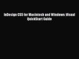 Download InDesign CS5 for Macintosh and Windows: Visual QuickStart Guide Free Books