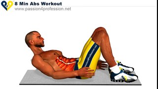 8 Min Abs Workout how to have six pack - YouTube