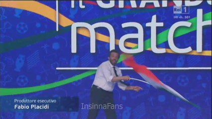 Al Grande Match si festeggia la vittoria dell'Italia sulla Spagna