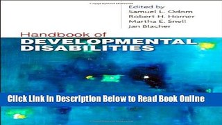 Read Handbook of Developmental Disabilities  Ebook Free