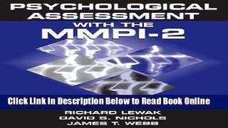Read Psychological Assessment With the MMPI-2  PDF Online
