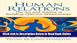 Read Human Relations: The Art and Science of Building Effective Relationships  Ebook Free