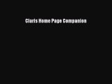 PDF Claris Home Page Companion  EBook