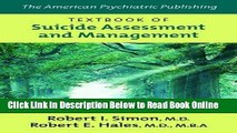 Download The American Psychiatric Publishing Textbook of Suicide Assessment and Management  Ebook