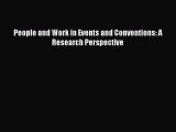 [PDF] People and Work in Events and Conventions: A Research Perspective Read Full Ebook