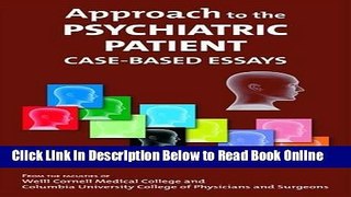 Download Approach to the Psychiatric Patient: Case-based Essays  Ebook Online