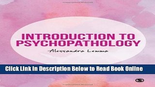 Download Introduction to Psychopathology  Ebook Free