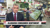 Korea's consumer sentiment remains sluggish in June