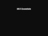 Read iOS 5 Essentials ebook textbooks