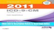 Read 2011 ICD-9-CM for Hospitals, Volumes 1, 2   3 Standard Edition, 1e (Buck, ICD-9-CM  Vols 1,2