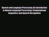 Read Speech and Language Processing: An Introduction to Natural Language Processing Computational