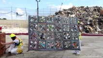 Artists in the US turn trash into art