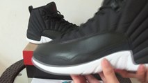 Jordan 12s black nylon