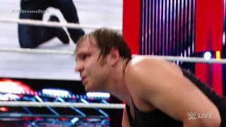 Dean Ambrose vs. AJ Styles Raw, June 27, 2016
