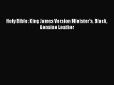 Download Holy Bible: King James Version Minister's Black Genuine Leather Free Books