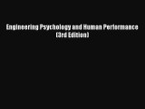 Read Book Engineering Psychology and Human Performance (3rd Edition) ebook textbooks