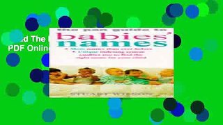 Read The Pan Guide to Babies  Names  PDF Online