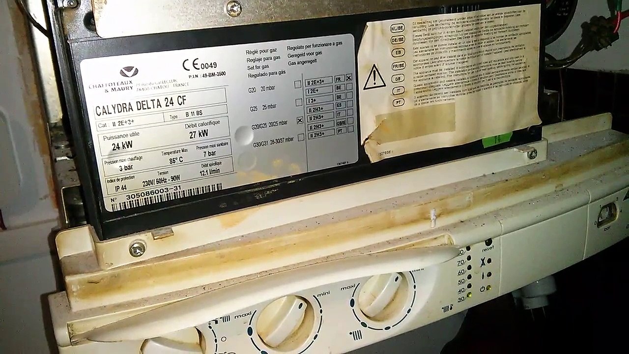 Problème Chaffoteaux Maury calydra delta 24 cf code erreur 70 80