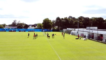 Entraînement des Diables rouges mardi matin